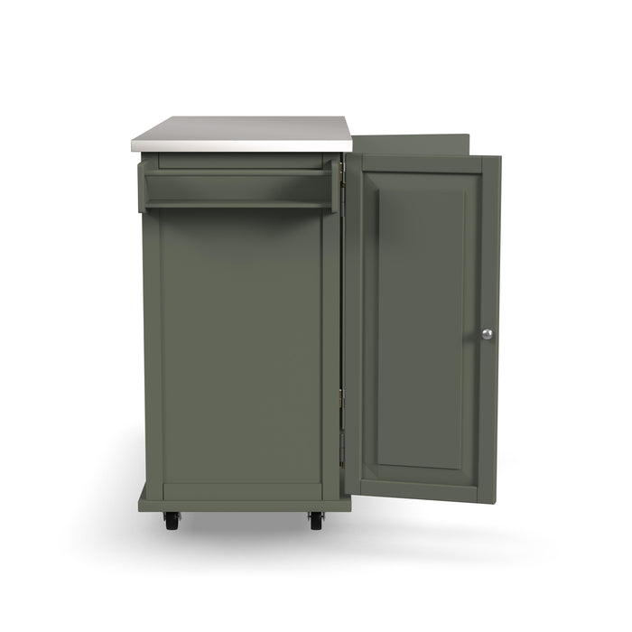 Dolly Madison Green Kitchen Cart