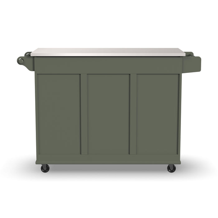 Dolly Madison Green Kitchen Cart