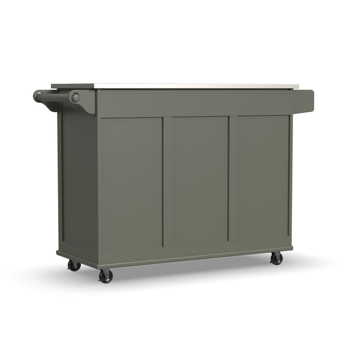 Dolly Madison Green Kitchen Cart