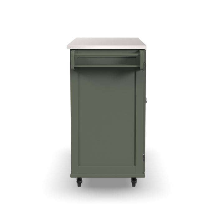 Dolly Madison Green Kitchen Cart