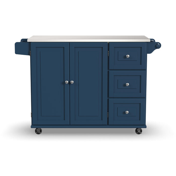 Dolly Madison Blue Kitchen Cart