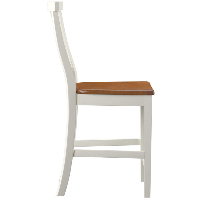 Americana Off-White Counter Stool