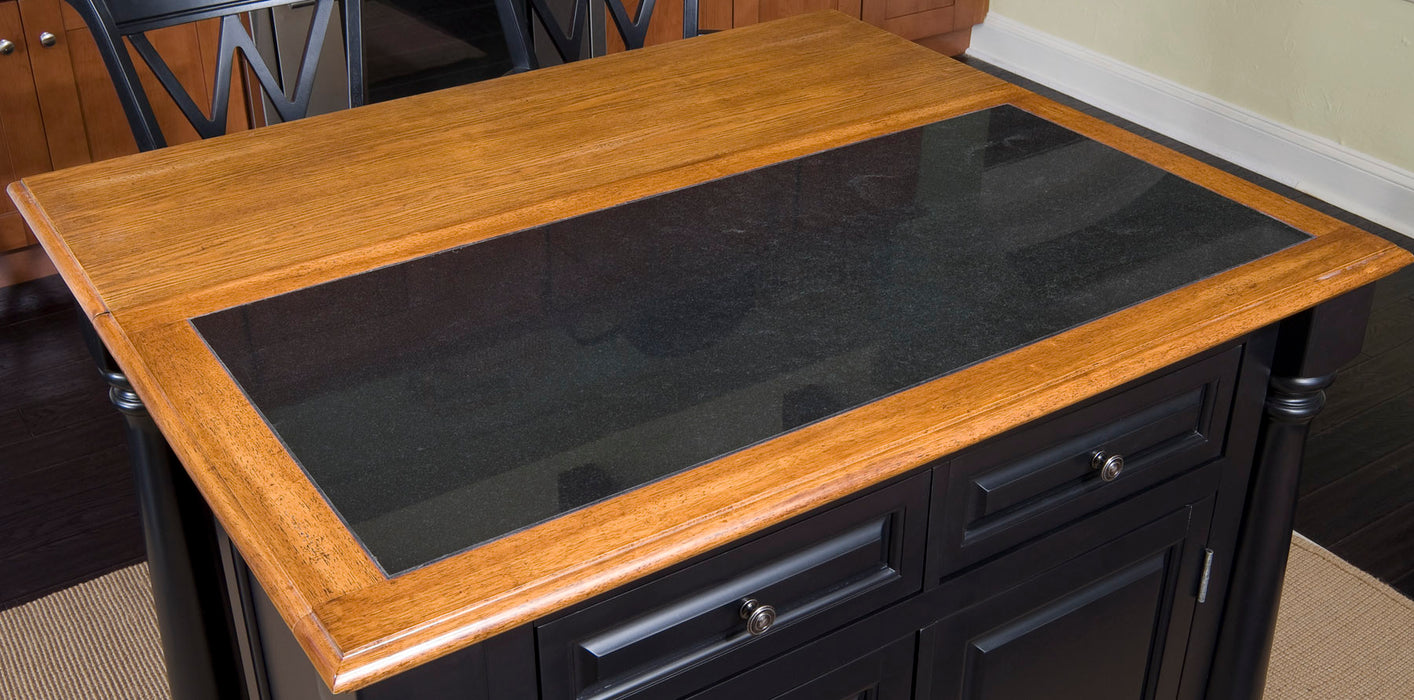 Monarch Black Kitchen Island