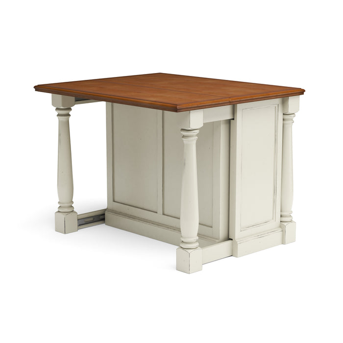 Monarch Off-White Kitchen Island