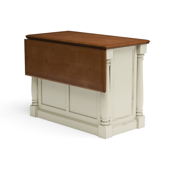 Monarch Off-White Kitchen Island