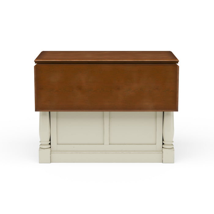 Monarch Off-White Kitchen Island