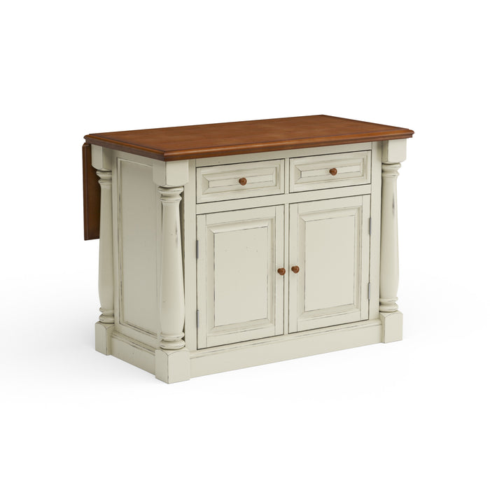 Monarch Off-White Kitchen Island