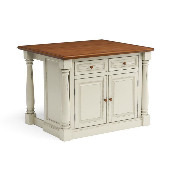 Monarch Off-White Kitchen Island