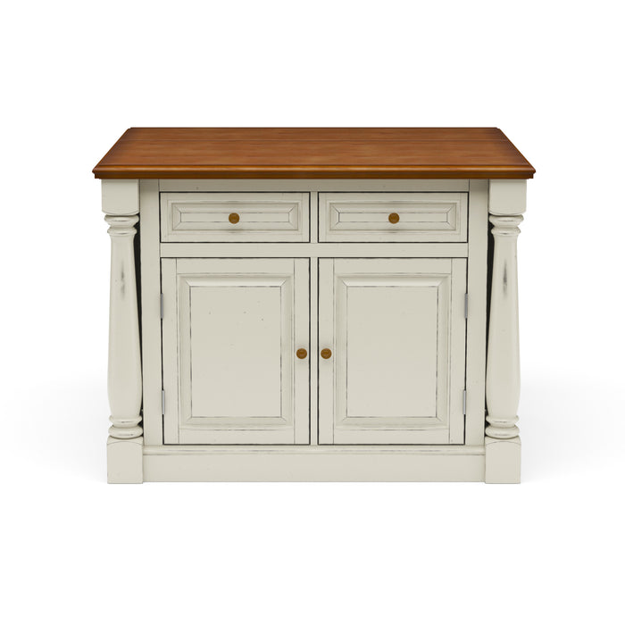 Monarch Off-White Kitchen Island