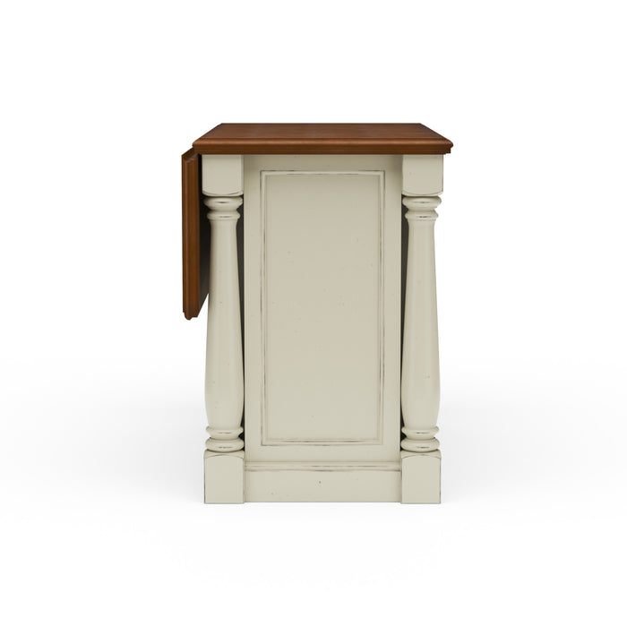 Monarch Off-White Kitchen Island