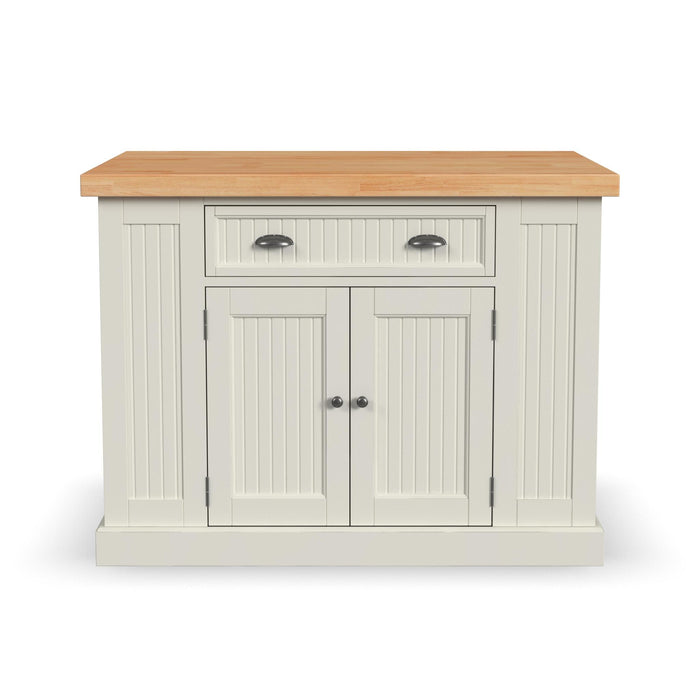 Nantucket Off-White Kitchen Island