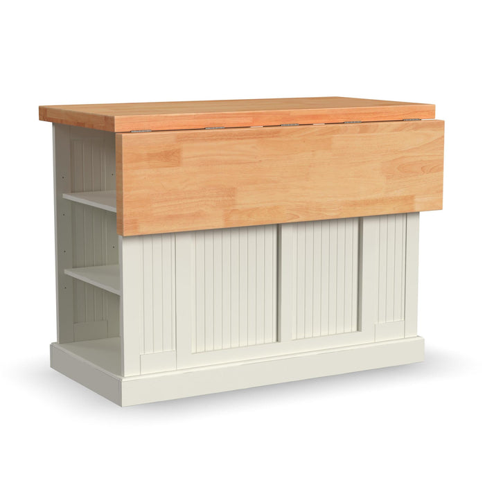 Nantucket Off-White Kitchen Island