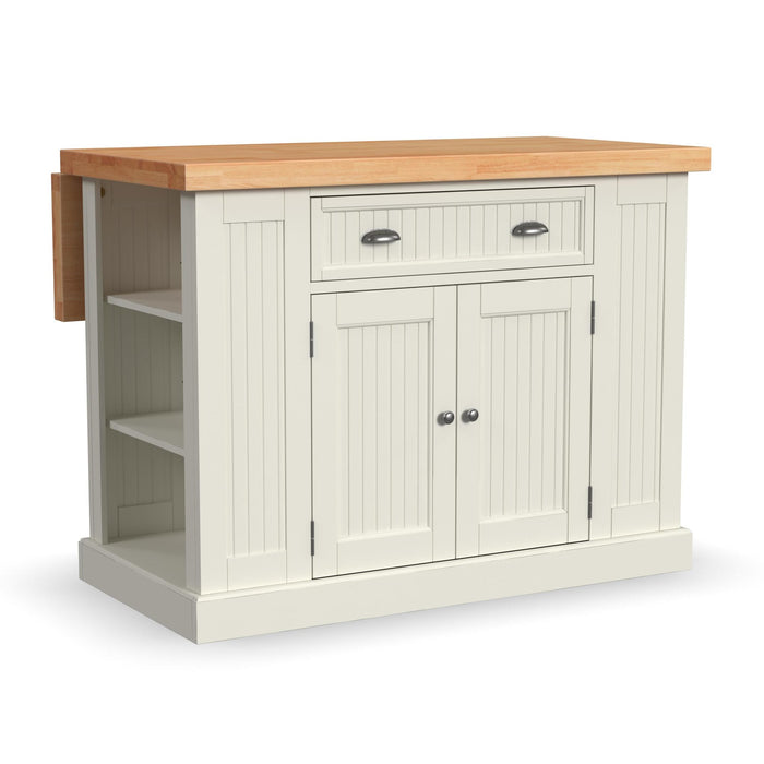 Nantucket Off-White Kitchen Island