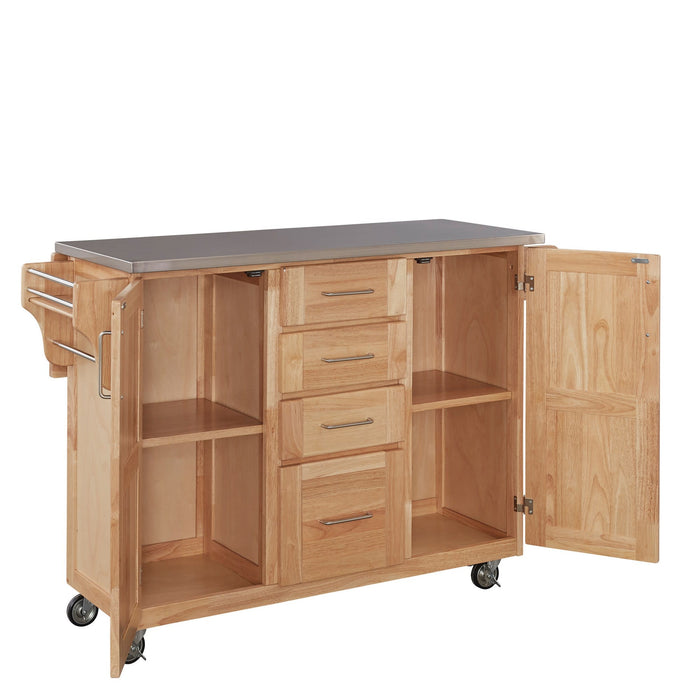 General Line Brown Kitchen Cart