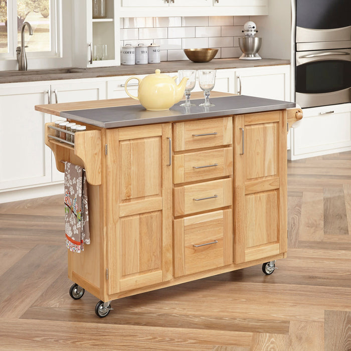 General Line Brown Kitchen Cart