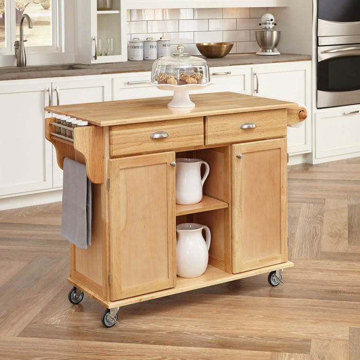 General Line Brown Kitchen Cart