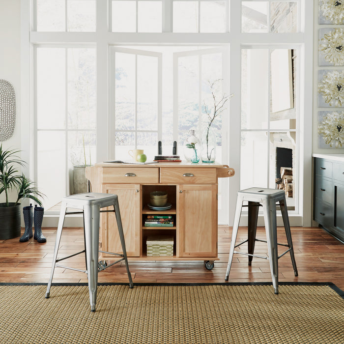 General Line Brown Kitchen Cart