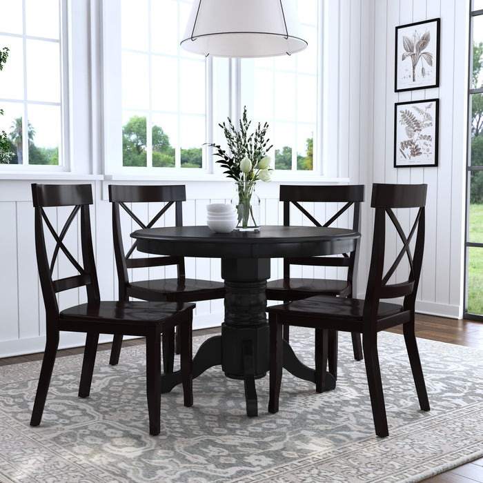 Blair Black 5 Piece Dining Set