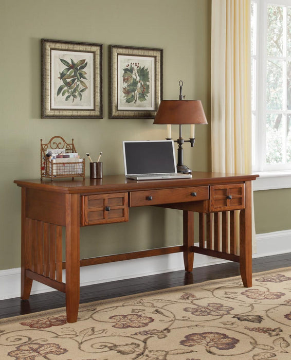 Arts & Crafts Brown Executive Desk