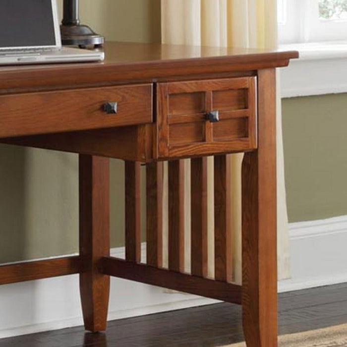 Arts & Crafts Brown Executive Desk