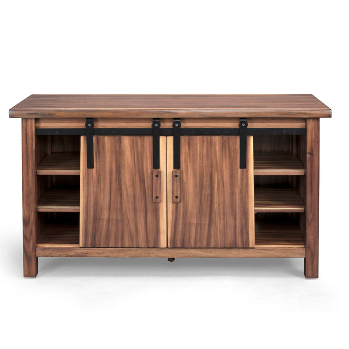 Forest Retreat Brown Entertainment Center