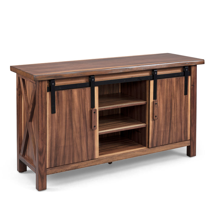 Forest Retreat Brown Entertainment Center