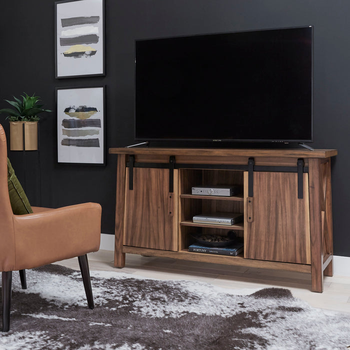 Forest Retreat Brown Entertainment Center