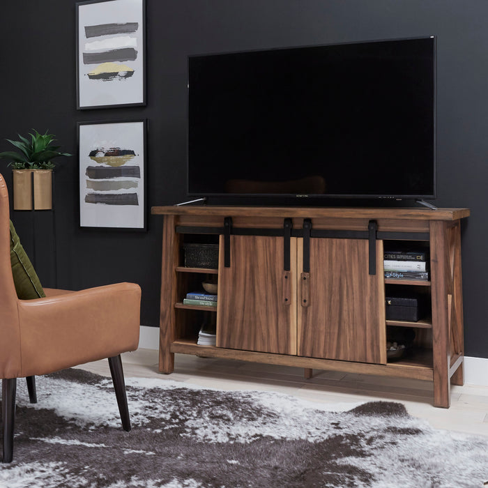 Forest Retreat Brown Entertainment Center