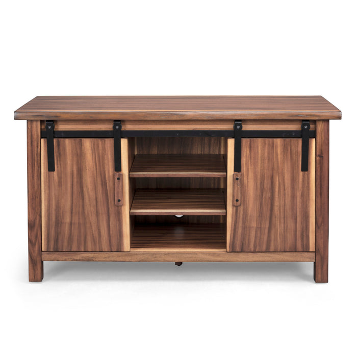 Forest Retreat Brown Entertainment Center