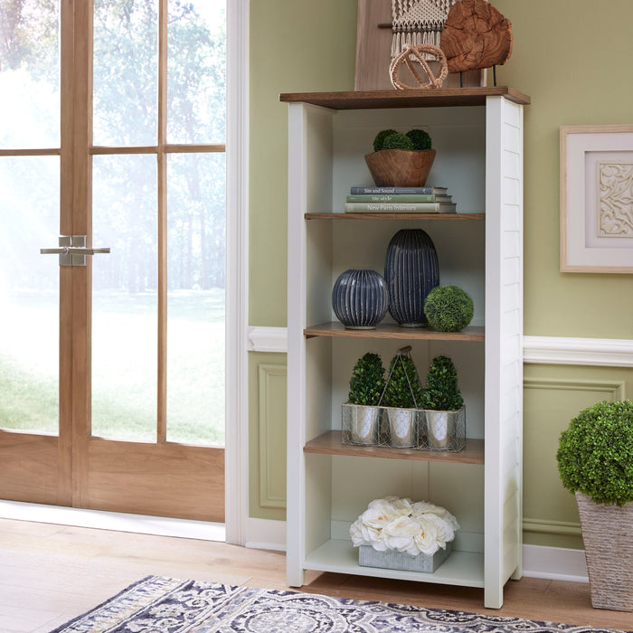 Portsmouth Off-White Bookcase