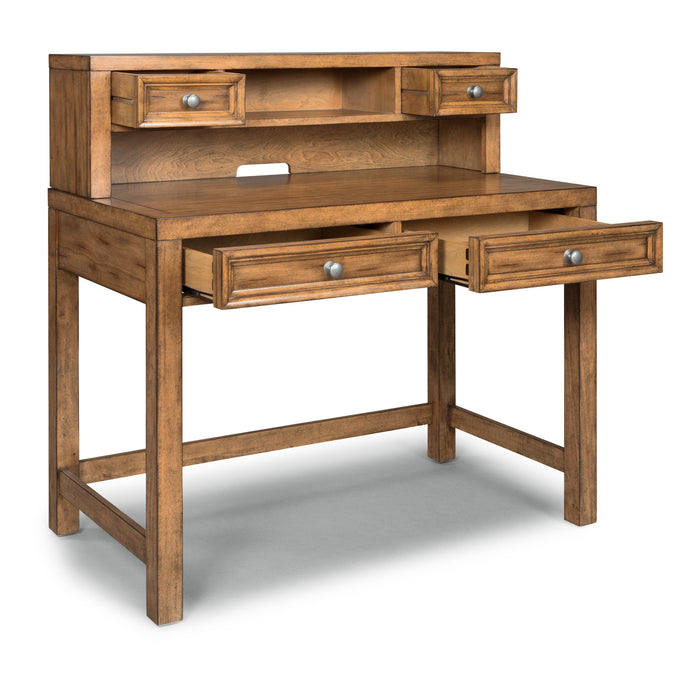Sedona Brown Desk with Hutch