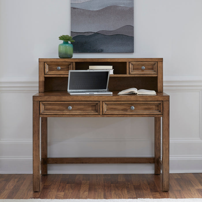 Sedona Brown Desk with Hutch