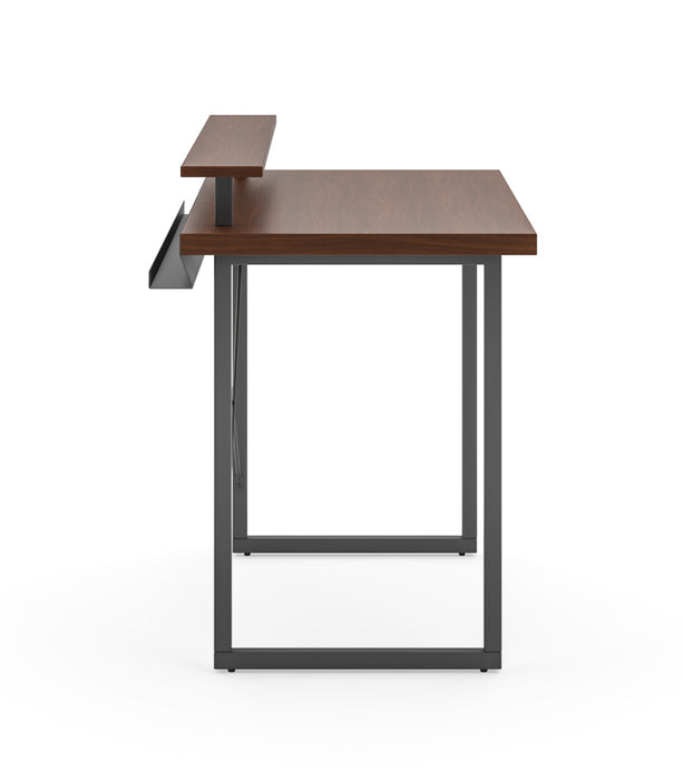 Merge Brown Desk with Monitor Stand