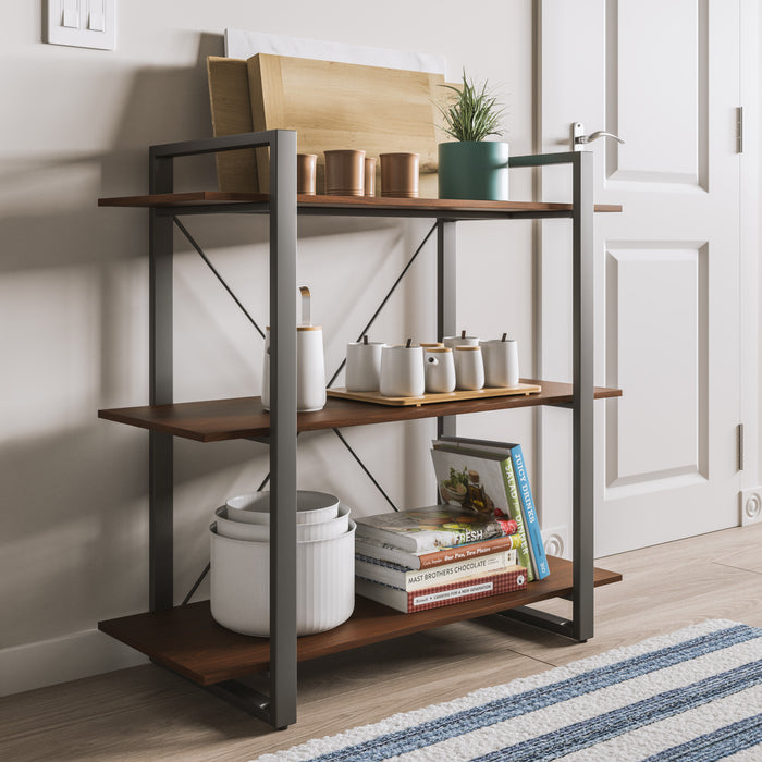 Merge Three-Shelf Bookcase