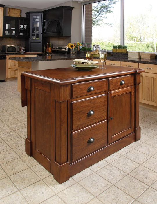 Aspen Brown Kitchen Island