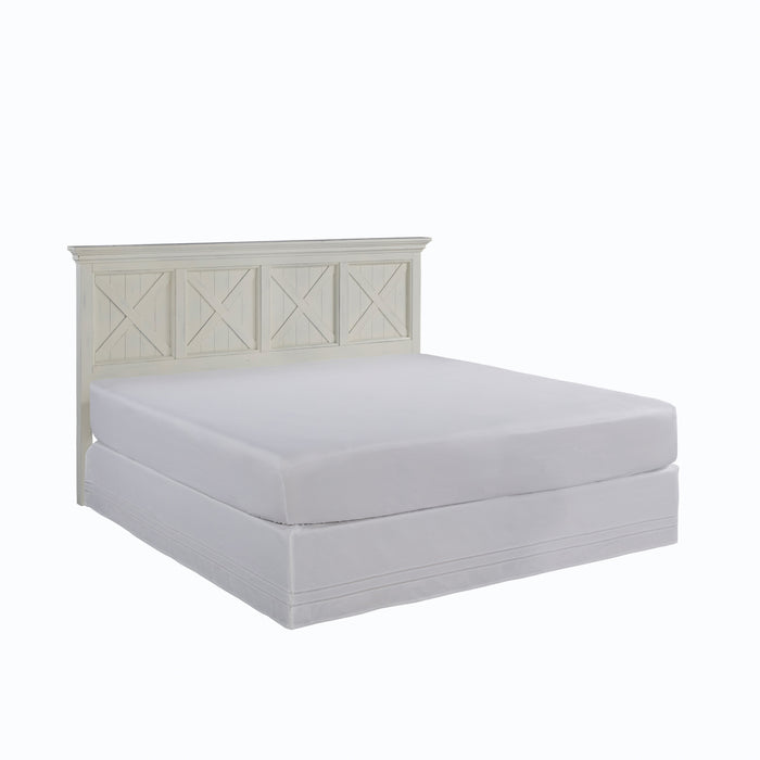 Seaside Lodge Off-White King Headboard