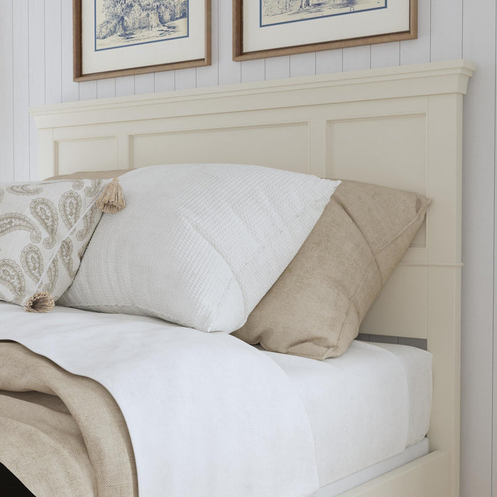 Naples Off-White Queen Bed