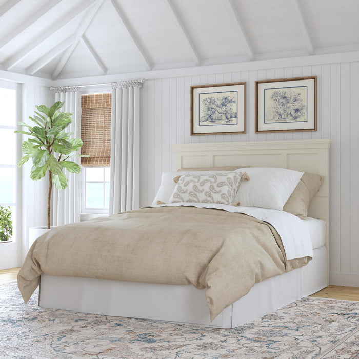 Naples Off-White Queen Headboard