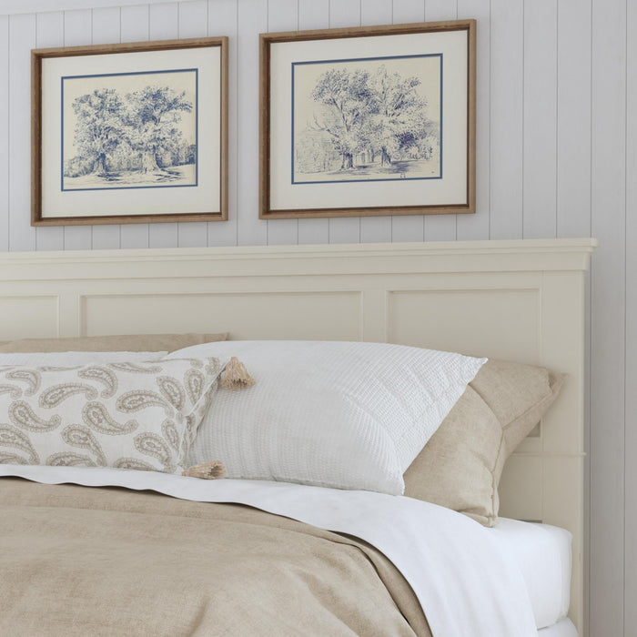 Naples Off-White King Headboard