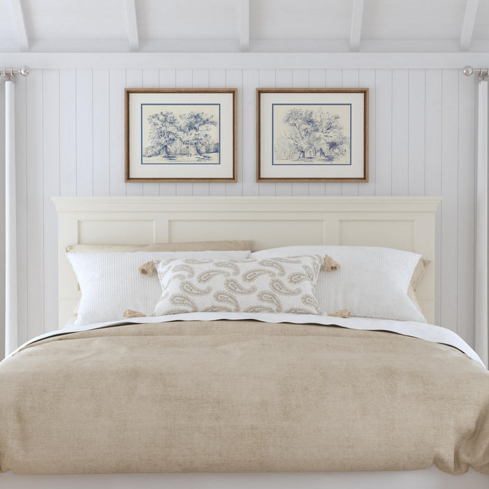 Naples Off-White King Headboard