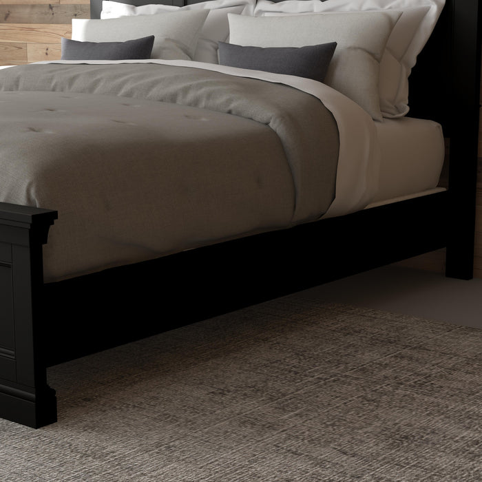 Bedford Black King Bed