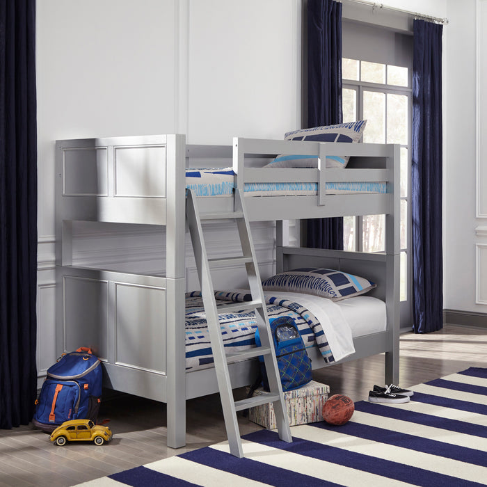 Venice Gray Twin Over Twin Bunk Bed