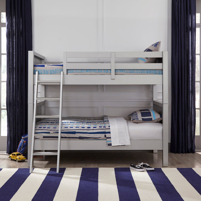 Venice Gray Twin Over Twin Bunk Bed