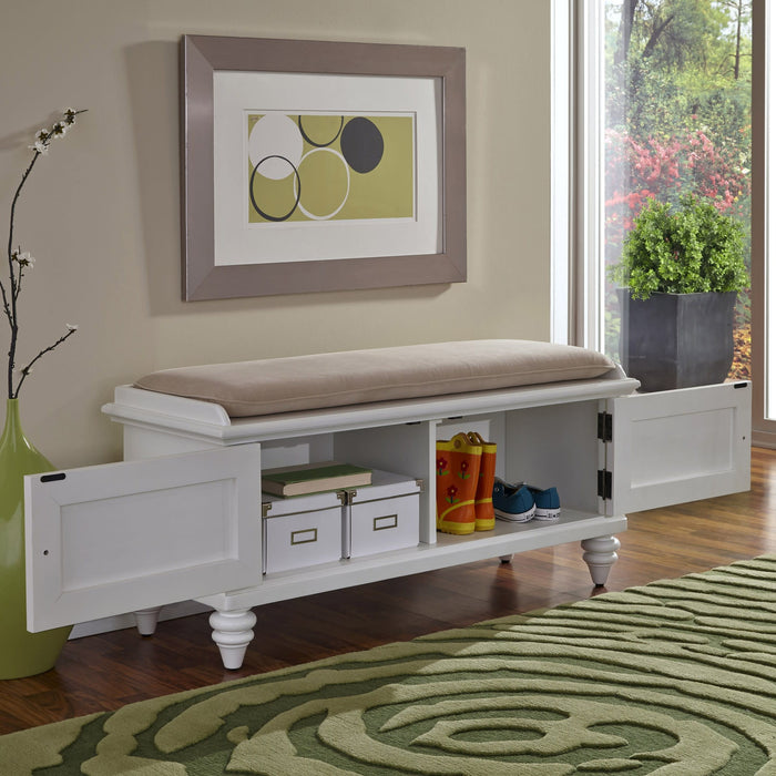 Bermuda Off-White Storage Bench