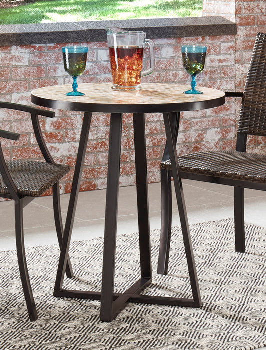 Panama Brown Outdoor Bistro Table