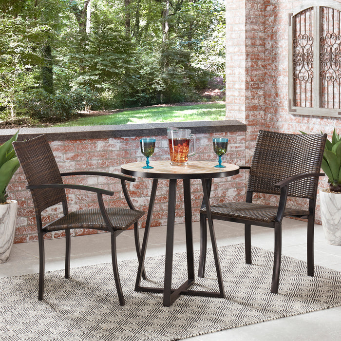 Panama Brown Outdoor Bistro Table