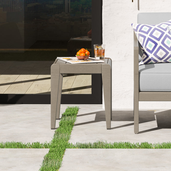 Sustain Gray Outdoor End Table