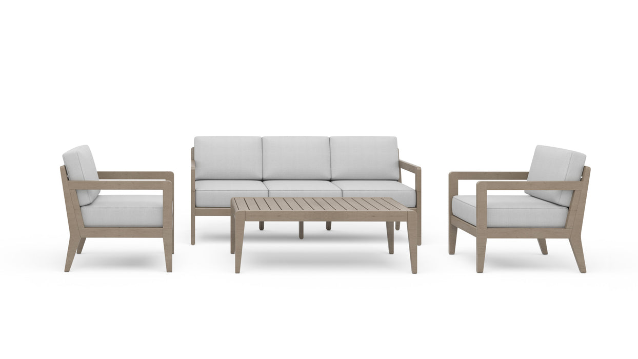 Sustain Gray Outdoor Sofa 4-Piece Set