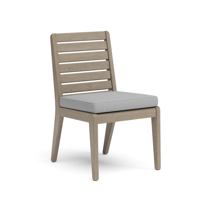 Sustain Gray Outdoor Dining Chair Pair