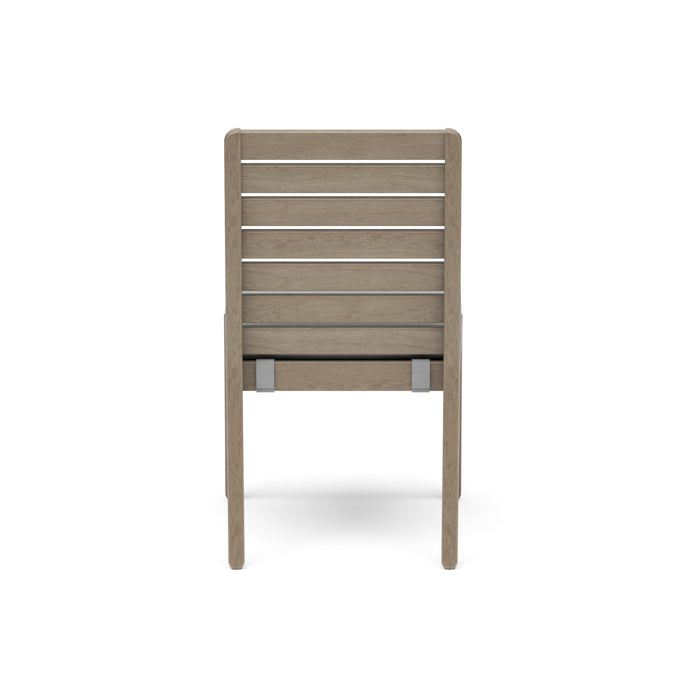 Sustain Gray Outdoor Dining Chair Pair